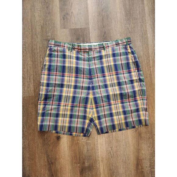 RLX Ralph Lauren PERFORMANCE Shorts Plaid Mens 40x8.5 multicolor - Picture 2 of 7